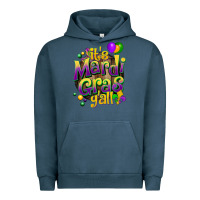Pigment Midnight Navy its mardi gras yall Urban Hoodie - CowGirlArtShop