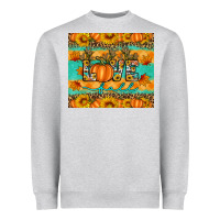 Heather Grey love fall Heavyweight Sweatshirt - Artiststas
