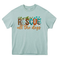 Arona rescue all the dogs Heavy Core Tee - texasbilliewilder