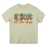 Mossy rescue all the dogs Heavy Core Tee - texasbilliewilder