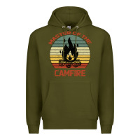 Army Green Master Of The Camfire Premium Hoodie - Bettercallsaul