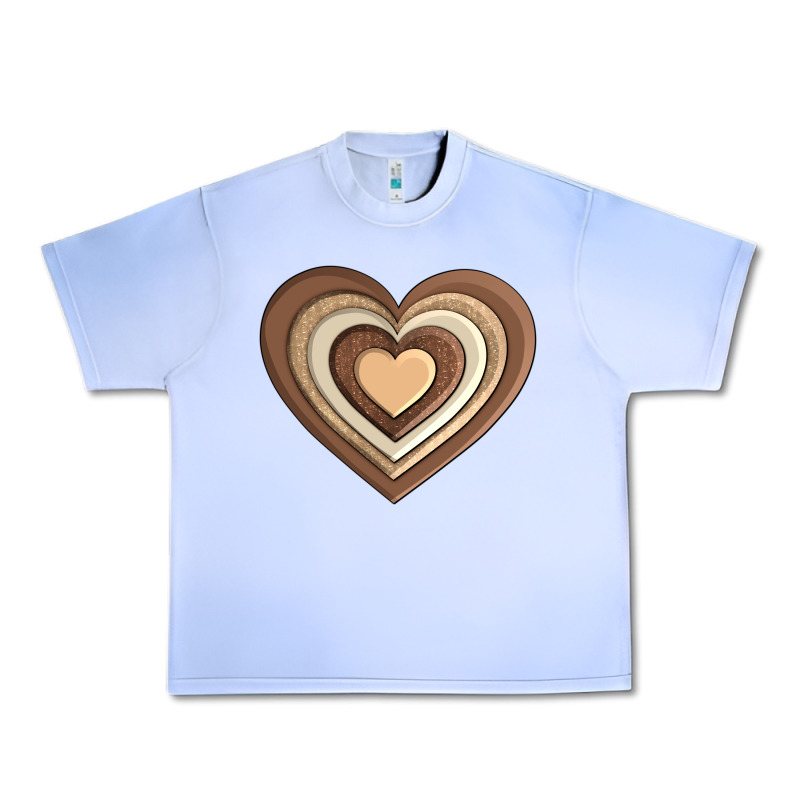 Melanin Heart Urban Heavy Tee by AdoDesignShop | Teevron