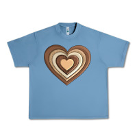 Pebble Blue melanin heart Urban Heavy Tee - AdoDesignShop