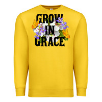 Lemon Grow In Grace Premium Sweatshirt - LillyAllenDesigns