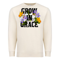 Sandshell Grow In Grace Premium Sweatshirt - LillyAllenDesigns