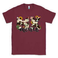 Burgundy mexico state cowhide serape cactus Classic Tee - RanaPortraitStore
