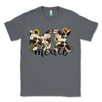 Charcoal Heather mexico state cowhide serape cactus Classic Tee - RanaPortraitStore
