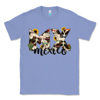 Colony Blue mexico state cowhide serape cactus Classic Tee - RanaPortraitStore