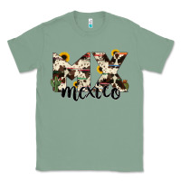 Sage mexico state cowhide serape cactus Classic Tee - RanaPortraitStore