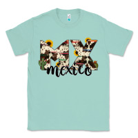 Seafoam mexico state cowhide serape cactus Classic Tee - RanaPortraitStore