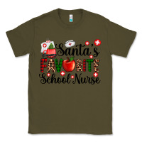 Army Green santa's favorite  school nurse Classic Tee - AdoDesignShop