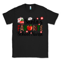 Black santa's favorite  school nurse Classic Tee - AdoDesignShop