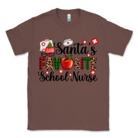 Chestnut santa's favorite  school nurse Classic Tee - AdoDesignShop