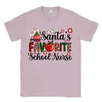 Lilac santa's favorite  school nurse Classic Tee - AdoDesignShop