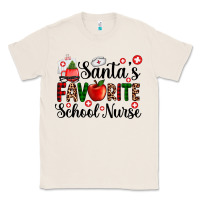 Natural santa's favorite  school nurse Classic Tee - AdoDesignShop