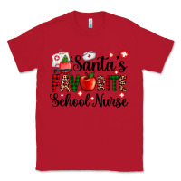 Red santa's favorite  school nurse Classic Tee - AdoDesignShop