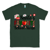 Sports Green santa's favorite  school nurse Classic Tee - AdoDesignShop