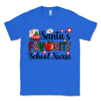 True Royal santa's favorite  school nurse Classic Tee - AdoDesignShop