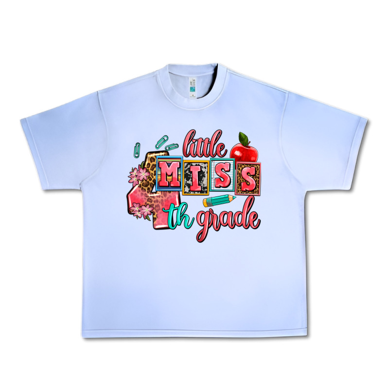 Little Miss 4 Th Grade Urban Heavy Tee by AdoDesignShop | Teevron
