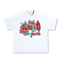White little miss 4 th grade Urban Heavy Tee - AdoDesignShop