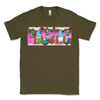 Army Green Western Easter Day Gnomes With Eggs Classic Tee - Artiststas