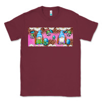 Burgundy Western Easter Day Gnomes With Eggs Classic Tee - Artiststas
