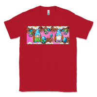 Red Western Easter Day Gnomes With Eggs Classic Tee - Artiststas