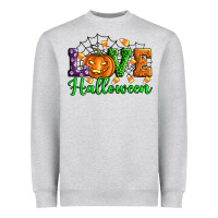Heather Grey love halloween Heavyweight Sweatshirt - Artiststas
