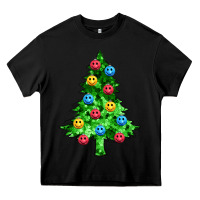 Black sequin's christmas tree Heavy Core Tee - Zillion Design Studio