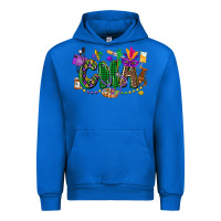 Cobalt cma mardi gras cowgirl Urban Hoodie - CowGirlArtShop