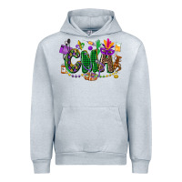 Heather Grey cma mardi gras cowgirl Urban Hoodie - CowGirlArtShop