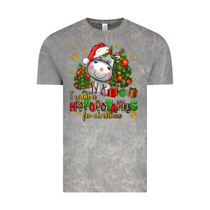 I Want A Hippopotamus For Christmas Vintage Tee by AdoDesignShop | Teevron