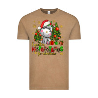 Vintage Coffee i want a hippopotamus for christmas Vintage Tee - AdoDesignShop
