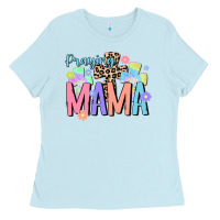 Baby Blue praying mama Ladies Tee - JahusDesignShop