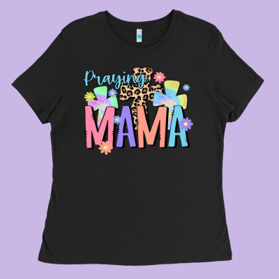 Praying Mama Ladies Tee Designed By Jahusdesignshop