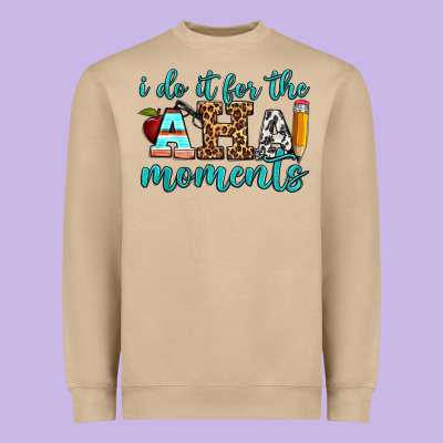I Do It For The Aha Moments Heavyweight Sweatshirt Designed By Bundleandbundleshop