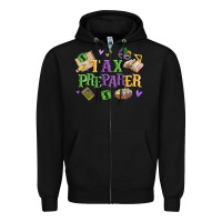 Black tax preparer Zipper Hoodie - MaliasSmallBusiness