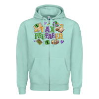 Seafoam tax preparer Zipper Hoodie - MaliasSmallBusiness
