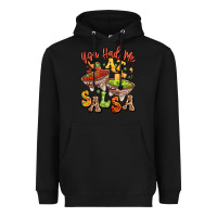 Black you had me at salsa Heavyweight Hoodie - LillyAllenDesigns