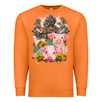 Carrot Western Pigs with Crosses Premium Sweatshirt - LillyAllenDesigns