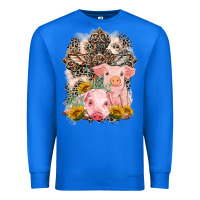 True Royal Western Pigs with Crosses Premium Sweatshirt - LillyAllenDesigns