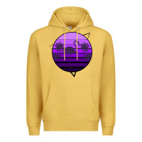 Antique Gold Flamingo Palm Premium Hoodie - Bettercallsaul