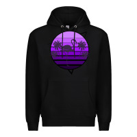 Black Flamingo Palm Premium Hoodie - Bettercallsaul