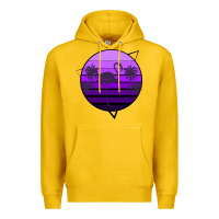 Lemon Flamingo Palm Premium Hoodie - Bettercallsaul