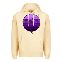 Pina Colada Flamingo Palm Premium Hoodie - Bettercallsaul