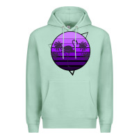 Seafoam Flamingo Palm Premium Hoodie - Bettercallsaul
