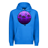 True Royal Flamingo Palm Premium Hoodie - Bettercallsaul