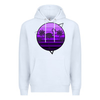 White Flamingo Palm Premium Hoodie - Bettercallsaul
