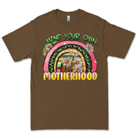 Cacao mind your own motherhood Premium Tee - Zillion Design Studio