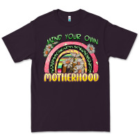 Plum mind your own motherhood Premium Tee - Zillion Design Studio